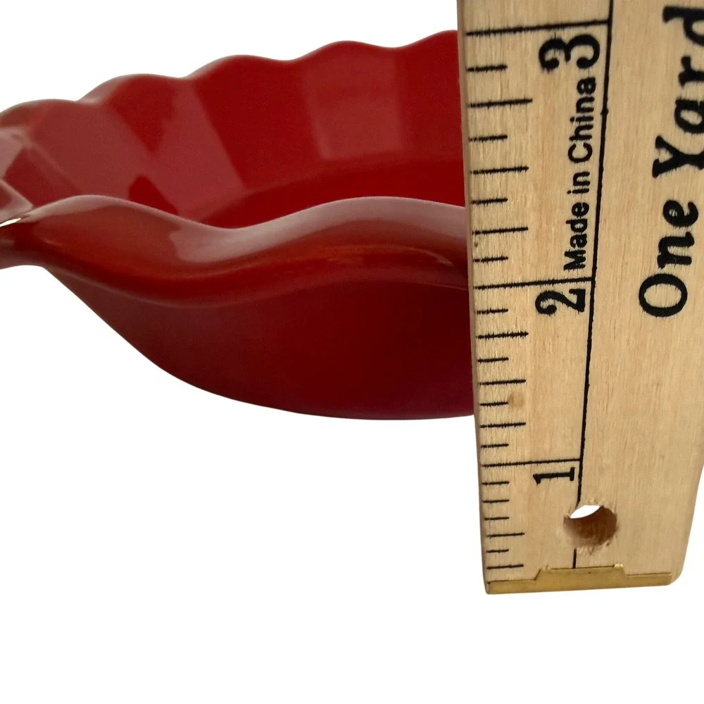 Emile Henry France Red Ceramic 10
